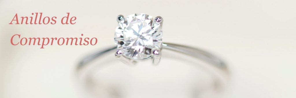 anillos compromiso alicante - anillos pedida alicante - anillos oro blanco con diamante - joyeria marga mira